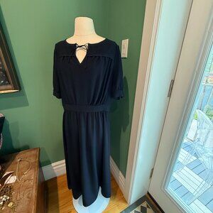 Cute Navy Blue Dress from British Brand NW3 by Hobbs, SZ UK 16 / US 12